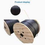 PE or LSZH Jacket Outdoor Armored Fiber Optic Cable with G652D Fiber and Steel
