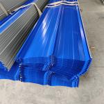 Corrugated Steel Roofing Sheets Sky Blue Color Coated Metal Galvanized Roof Tile