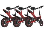 36V 10AH Foldable Electric Bike , Long Range Lightest Electric Folding Bike