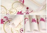 White Foam Floral Self Adhesive Wallpaper Water Resistant Wallpaper For