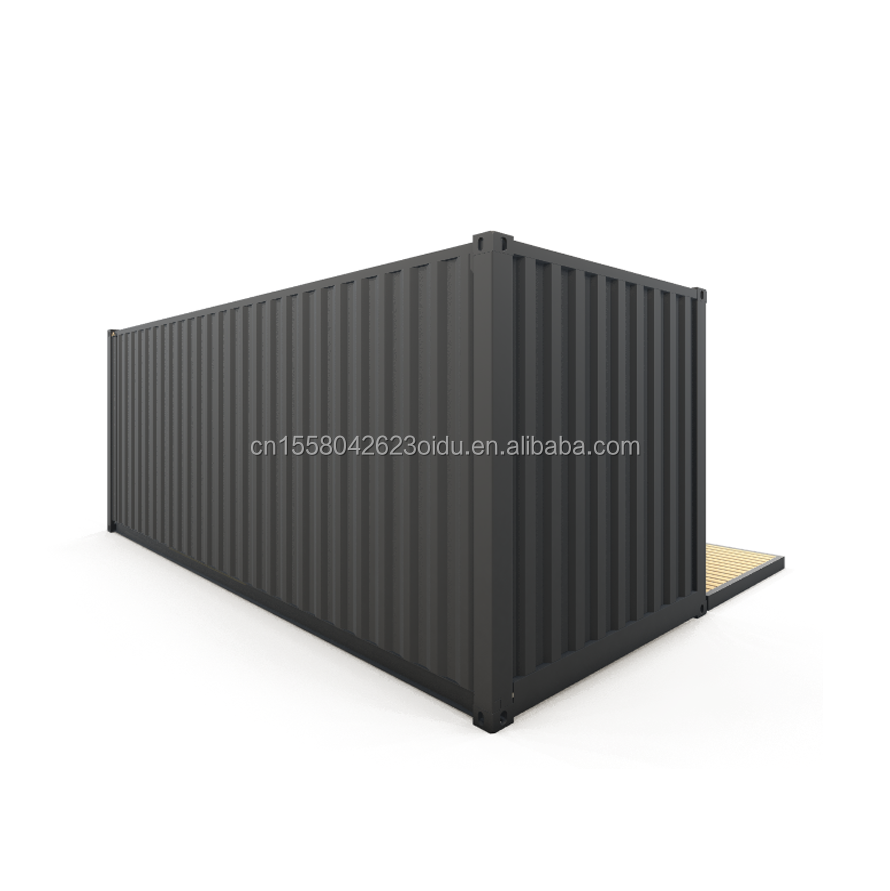 Front Terrace Country Style Container with Aluminum Alloy Windows and Galvanized Steel Bending 180g 20ft Modular Housing