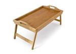 Hot Sell Mutifunctional Organic Bamboo Serving Tray with Foldable Legs