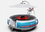 9 Seats Bbq Table BBQ Boat / Aquamarine Barbecue Boat With Boat Hulls