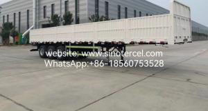 Wholesale Pallet Transport Sidewall Semi Trailer 20000kg-70000kg Cargo Container Trailer from china suppliers
