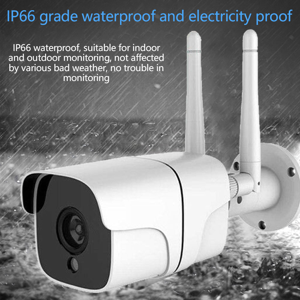 Motion Detection Smart Surveillance Camera H.264 DC12V Two Way Audio Works With Alexa
