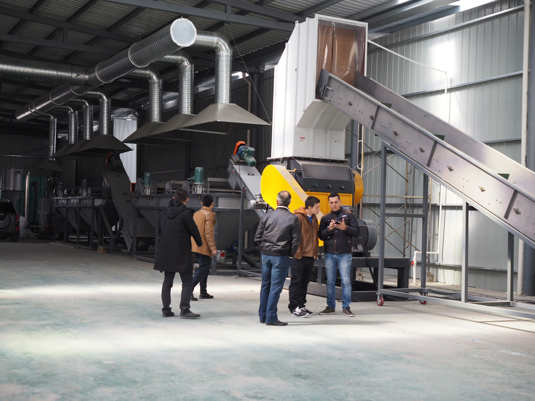 500kg/H Waste PE PP Film Washing Production Machine Line