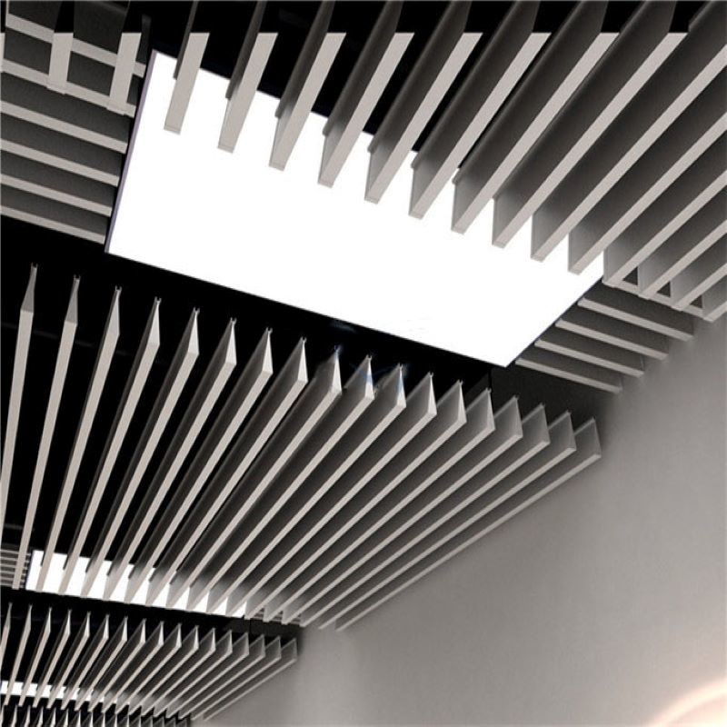 Dripping Shaped Aluminum Metal Ceiling 1.3mm Thickness Indoor Decoration