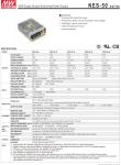 High quality meanwell NES-50-12 12V 4.2A meanwell NES-50 12V 50.4W Single Output