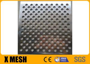 Wholesale 2.44m Length Perforated Stainless Steel Mesh Round Shape Metal For Decoration Wall from china suppliers