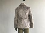 Mink Ladies Faux Fur Coats / Faux Fur Reverse Collar Luxe Coat TW64896