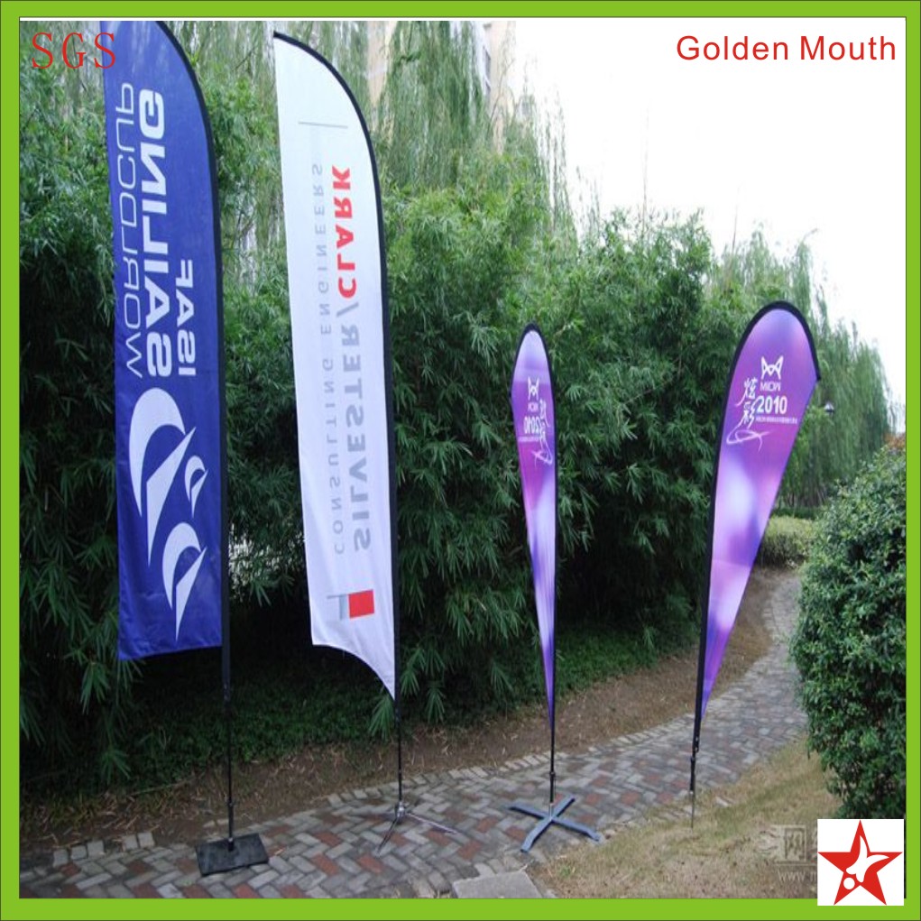 Outdoor promotion flag banner