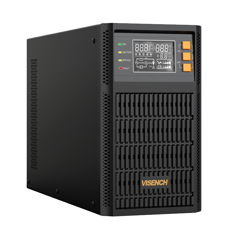Visench 220V Single Phase Uninterruptible Power Supply 3000Va/2400W Sinewave Online Double Conversion Tower Ups Back Up