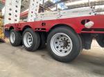 2180mm Tread 10t Grade 3 Axle 80/100/160 Ton Lowbed Semi Trailer Directly