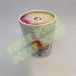 Litho Cardboard Tea Canister Paper Tube Packaging For Food
