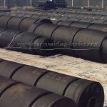Weather Resistant Marine Rubber Fender / Tugboat Fender With Stainless Steel