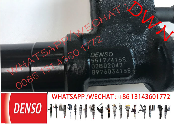 GENUINE original DENSO Injector 095000-5517 095000 5511 0950005512 8-97603415-7 8-97613415-8 for Isuzu 6WF1-TC