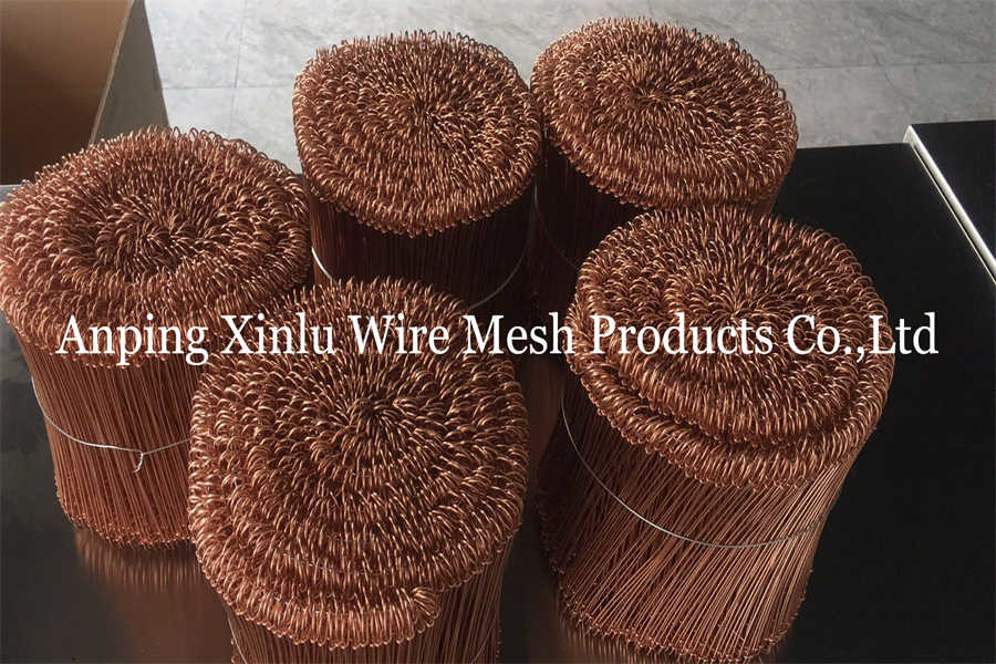 2500pcs bundle of Black annealed tie wire Building PVC Coated 18GA 5000pcs 550mpa Copper Loop Tie Wire