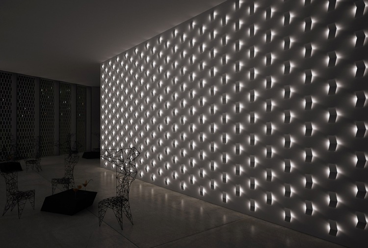 Modern Creative geometry Wall Lamp Bedroom Bedside Living Room Aisle three-Dimensional Wall Lamp(WH-OR-243)
