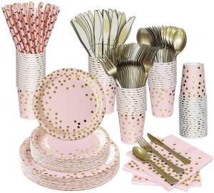 Wholesale Fancy Eco Friendly Disposable Dinnerware Sets For Weddings from china suppliers