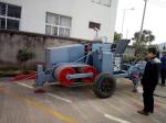 90KN Steel Cable Tensioner , SA-YQ90 Adjustable Speed Hydraulic Cable Tensioner