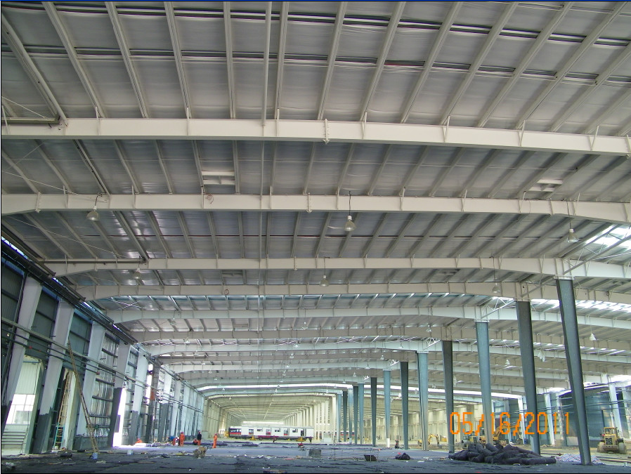 Anti Earthquakes Z Shaped Q235 Prefabricated Steel Warehouse Construction