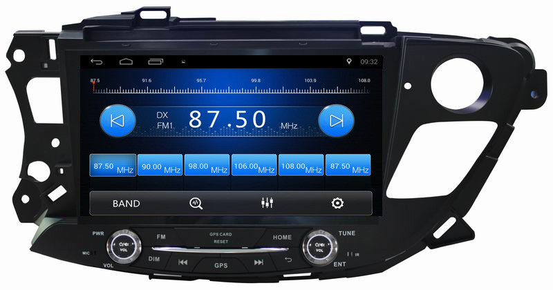 Ouchuangbo car gps navi touch screen radio for Buick Envision 2014 with BT USB steering wheel control android 8.1