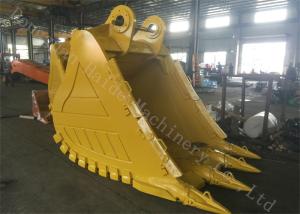 Wholesale Yellow Mining Excavator Rock Bucket Deepth 1380mm With Hardox Material from china suppliers