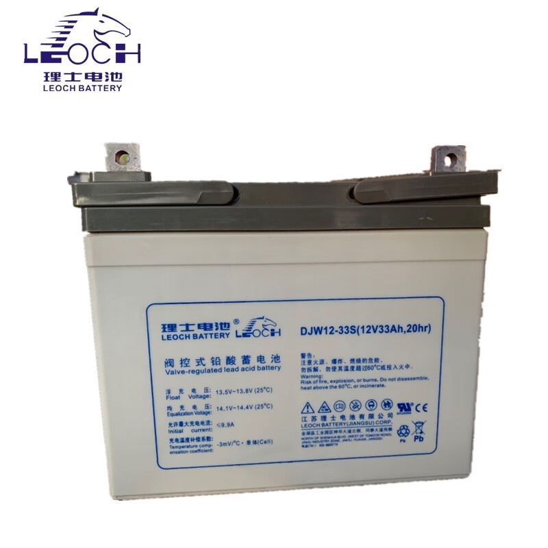 Sturdy ABS Container Leoch Battery DJW12-9.0 12V9Ah for UPS Machine Room Power System