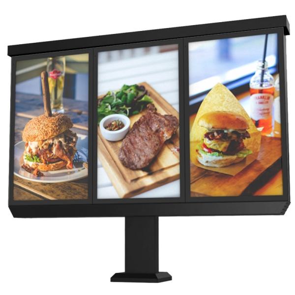 43" - 65" Outdoor Drive Thru Menu Boards 3000cd/M2 4k Advertising Digital
