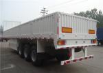 40-100 Ton Steel Side Wall Semi Trailer Heavy Duty I Beam With LED Light