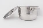 15,18,21,24,27cm 5pcs Stainless steel basin lid round shape stewed pot soup