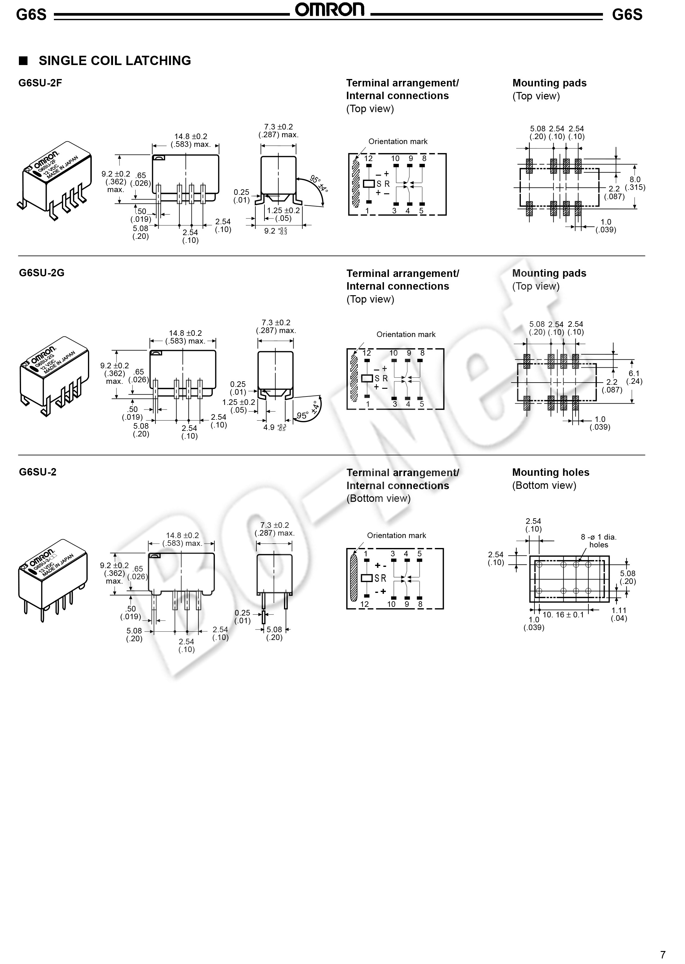 G6S-2-3VDC Omron orignal new electromagnetic relay G6S-2-3VDC
