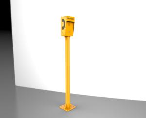 Wholesale Anti Vandal Weatherproof Emergency VoIP Telephone Pillar For Campus / Streets from china suppliers