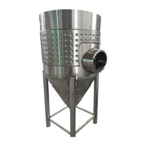Wholesale 500 Liters Fermentation Tank Electric Heated Vacuum Seed Fermenter from china suppliers