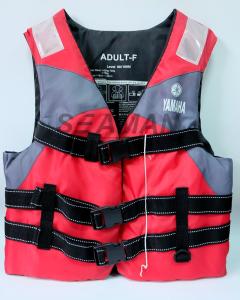 Wholesale Nylon Polyester Red / Grey YAMAHA Life Jacket Water Sport Foam Life Vest from china suppliers