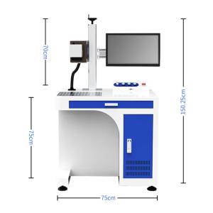 Wholesale RF Metal Tube CO2 Laser Marking Machine 30w Wood Acrylic Leather Laser Engraving Machine from china suppliers