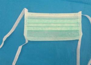 Wholesale Green 3 Ply Non Woven Face Mask , Sterile Disposable Earloop Face Mask from china suppliers