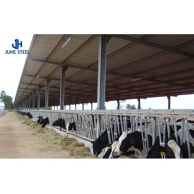 Purlin C/Z Galvanized Steel Q235 Prefabricated Modular Steel Structure Cow House Shed