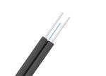Black Fiber Optic Drop Cable High Practicability Novel Flute Design