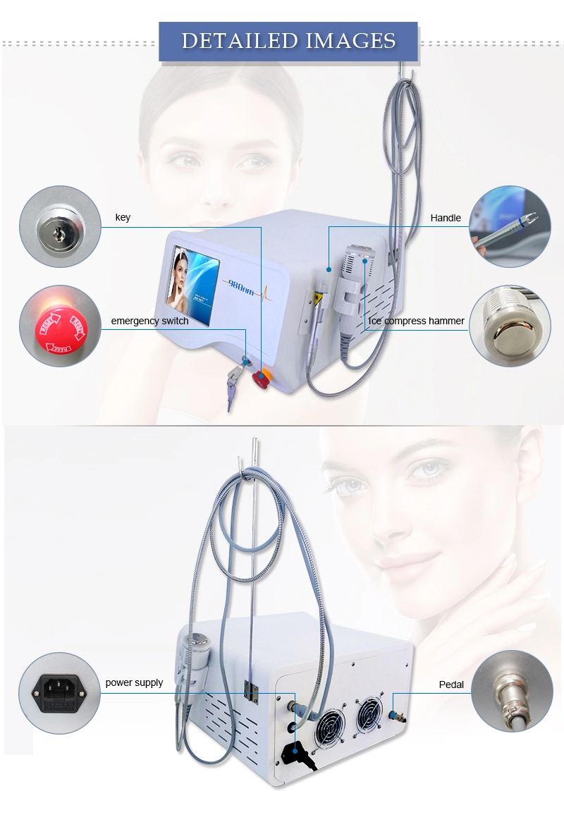 EVLT 0.5mm 980nm Diode Laser Vascular Removal Machine