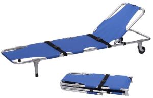 Wholesale Aluminum Alloy Ambulance Patient Emergency Folding Stretcher Blue from china suppliers