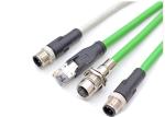 1000mm 22 AWG M12 Overmolded Cable Assemblies