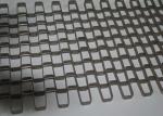 Food Drying Stainless Steel Conveyor Chain Belt Silver High Temperature