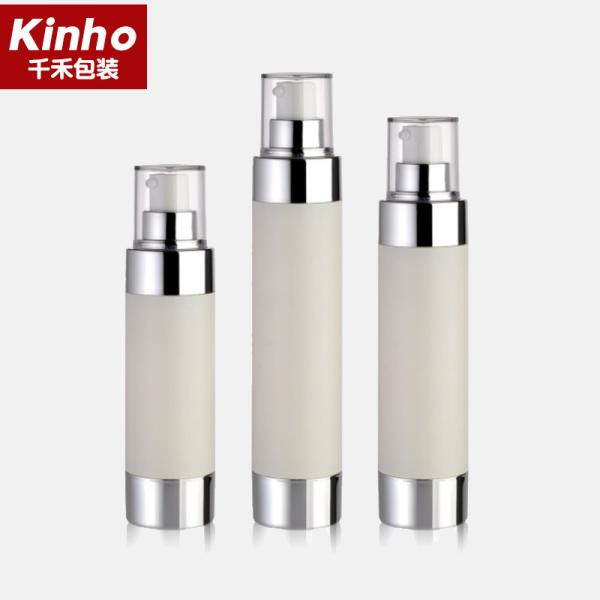 80-120ml Cosmetic Airless Bottle AS Cylindrical Empty Foundation Bottle With