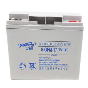 Wholesale UPS Sealed Lead Acid Battery 12V Maintenance Free LIRUISI GFM12-17 VRLA battery from china suppliers