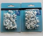 Blister card packing cable clips