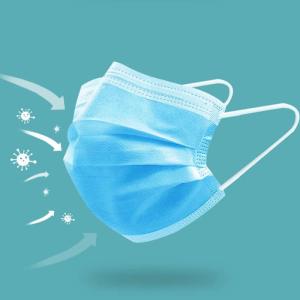 Wholesale Blue Ear loop Surgical Mouth Mask Adult Size Non Woven for Daily Protect from china suppliers