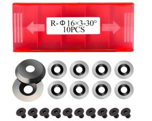 Wholesale 100% Tungsten Carbide Round Insert Blades for Woodworking Tools from china suppliers