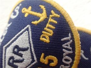 Wholesale Eco - Friendly Custom Twill Patches Sew - On Back For Garment / Embroidered Cloth Badges from china suppliers