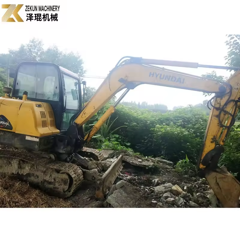 5.5Ton Hyundai Robex 55-7 Excavator with Hydraulic Valve 0.18m³ Bucket